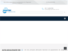 Tablet Screenshot of grupofriotec.com.br